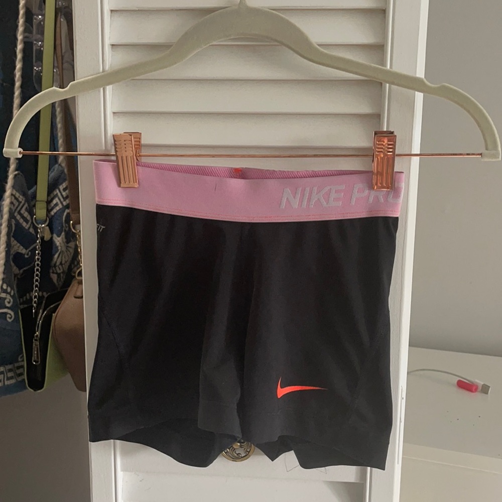 Nike Shorts | Nike Pros | Size XS | Black & Orange